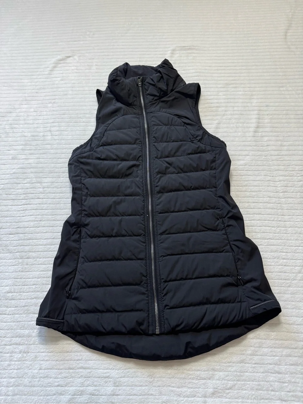 lululemon athletica Black Quilted-Back Sleeveless Vest